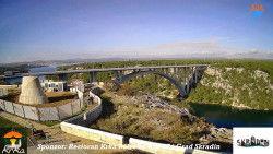 Skradin, řeka Krka, most A1