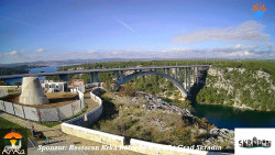 Skradin, řeka Krka, most A1
