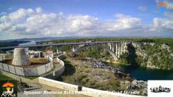 Skradin, řeka Krka, most A1