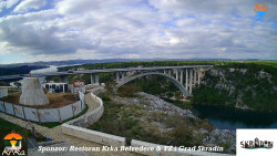 Skradin, řeka Krka, most A1