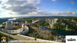 Skradin, řeka Krka, most A1