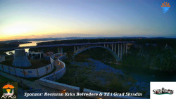 Skradin, řeka Krka, most A1