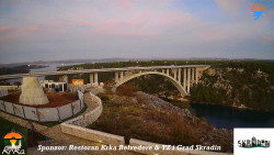 Skradin, řeka Krka, most A1