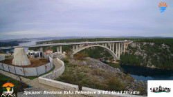 Skradin, řeka Krka, most A1