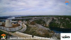 Skradin, řeka Krka, most A1