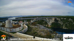 Skradin, řeka Krka, most A1