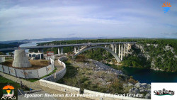 Skradin, řeka Krka, most A1
