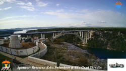 Skradin, řeka Krka, most A1