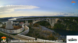 Skradin, řeka Krka, most A1