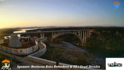 Skradin, řeka Krka, most A1