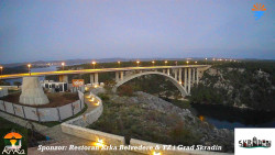 Skradin, řeka Krka, most A1