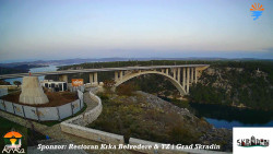 Skradin, řeka Krka, most A1