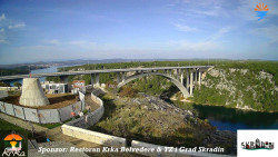 Skradin, řeka Krka, most A1