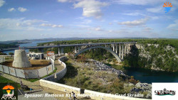 Skradin, řeka Krka, most A1