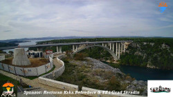 Skradin, řeka Krka, most A1