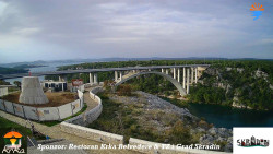 Skradin, řeka Krka, most A1