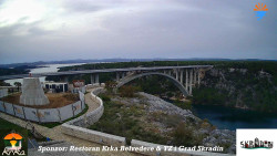 Skradin, řeka Krka, most A1