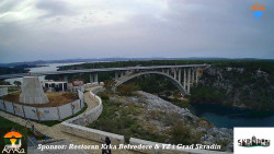 Skradin, řeka Krka, most A1