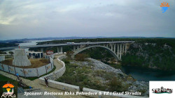 Skradin, řeka Krka, most A1