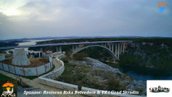 Skradin, řeka Krka, most A1