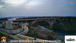 Skradin, řeka Krka, most A1