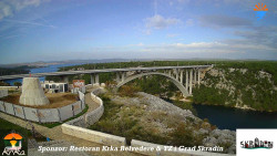 Skradin, řeka Krka, most A1