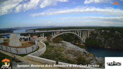 Skradin, řeka Krka, most A1