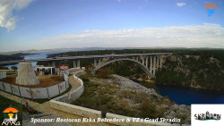 Skradin, řeka Krka, most A1