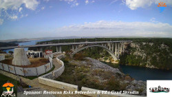 Skradin, řeka Krka, most A1