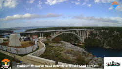 Skradin, řeka Krka, most A1