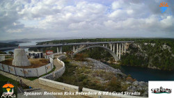 Skradin, řeka Krka, most A1