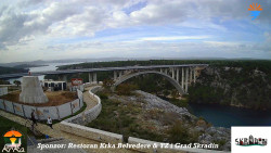 Skradin, řeka Krka, most A1