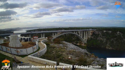 Skradin, řeka Krka, most A1