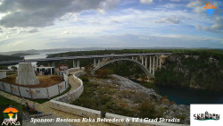 Skradin, řeka Krka, most A1