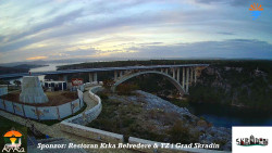 Skradin, řeka Krka, most A1