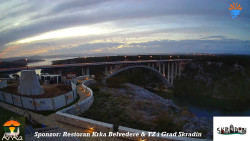 Skradin, řeka Krka, most A1