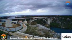 Skradin, řeka Krka, most A1