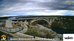 Skradin, řeka Krka, most A1