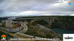 Skradin, řeka Krka, most A1