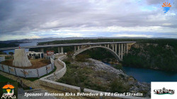 Skradin, řeka Krka, most A1