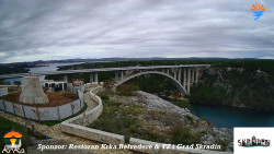 Skradin, řeka Krka, most A1