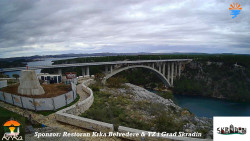 Skradin, řeka Krka, most A1