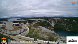 Skradin, řeka Krka, most A1