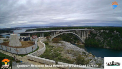 Skradin, řeka Krka, most A1