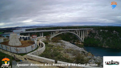 Skradin, řeka Krka, most A1