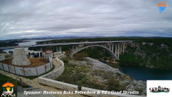 Skradin, řeka Krka, most A1