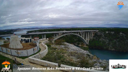 Skradin, řeka Krka, most A1