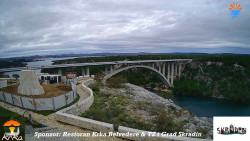 Skradin, řeka Krka, most A1