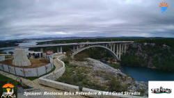 Skradin, řeka Krka, most A1