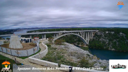 Skradin, řeka Krka, most A1